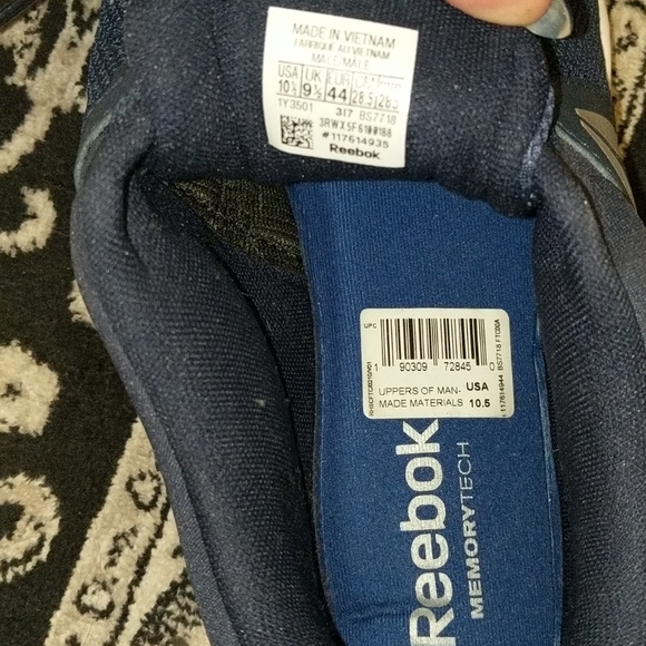 Reebok microweb memory tech as 10.5 blue - Picture 4 of 6